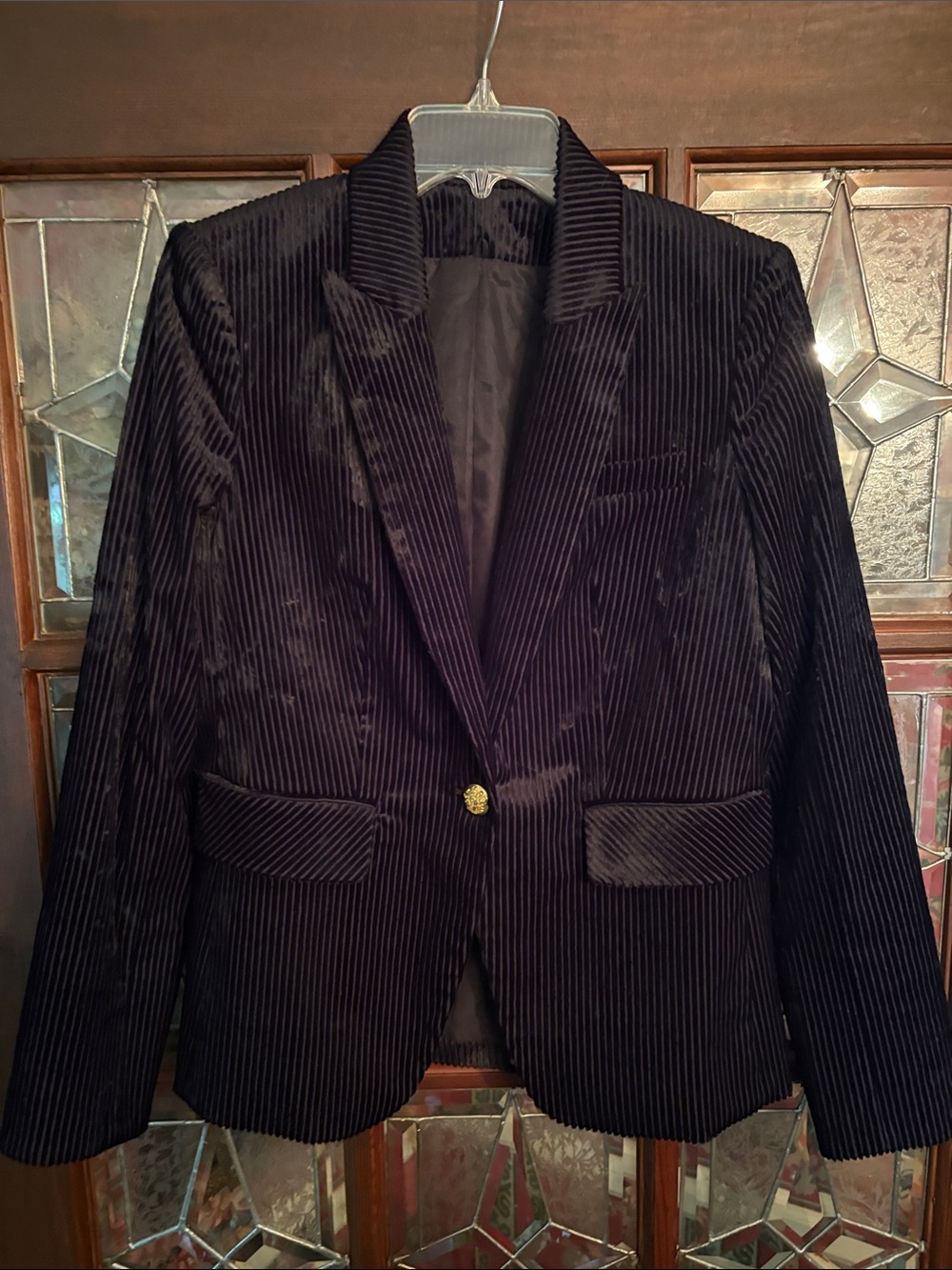 Veronica Beard Corduroy velvet Blazer - Single-Button Tailored Jacket